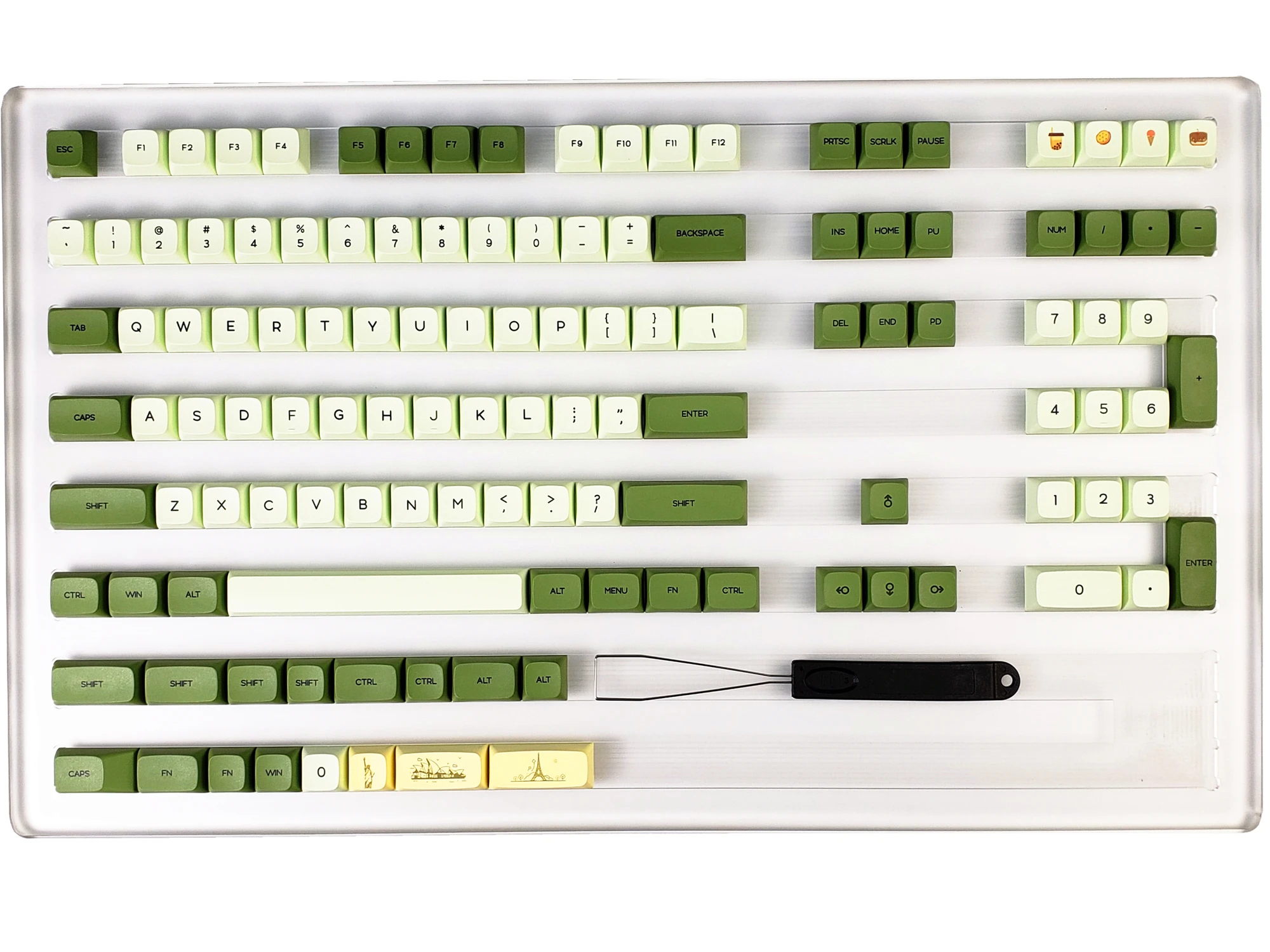 Kailh Matcha Keycaps Sublimation PBT Japanese Russian Korean 125 Key Keycap Mechanical Keyboard Key-Cap Similar XDA Profile 
Kailh Matcha Keycaps Sublimation PBT Japanese Russian Korean 125 Key Keycap Mechanical Keyboard Key-Cap Similar XDA Profile