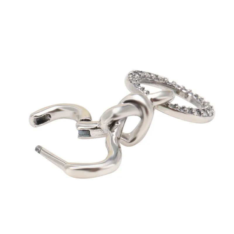 Original 925 Sterling Silver Pan Earring Fashion Heart Interwoven Pan Earrings For Women Wedding Gift Fashion Jewelry
Original 925 Sterling Silver Pan Earring Fashion Heart Interwoven Pan Earrings For Women Wedding Gift Fashion Jewelry