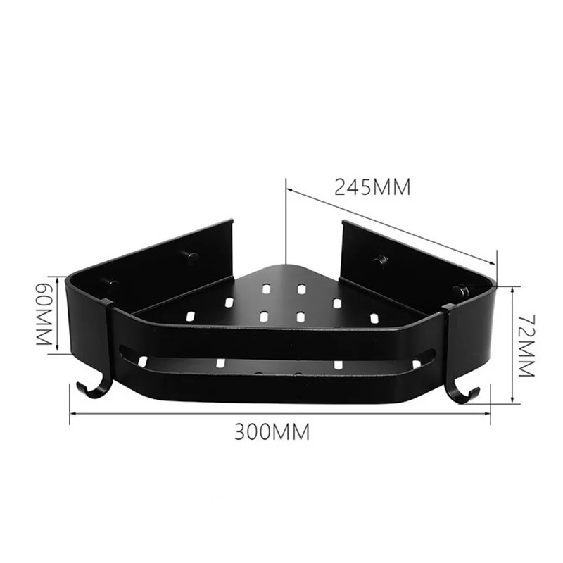 Corner Shelf Wall Mount Shampoo Cosmetics Storage Rack With Robe Hook For Bathroom Basket Hanger Kitchen Accessories Toiletries
Corner Shelf Wall Mount Shampoo Cosmetics Storage Rack With Robe Hook For Bathroom Basket Hanger Kitchen Accessories Toiletries