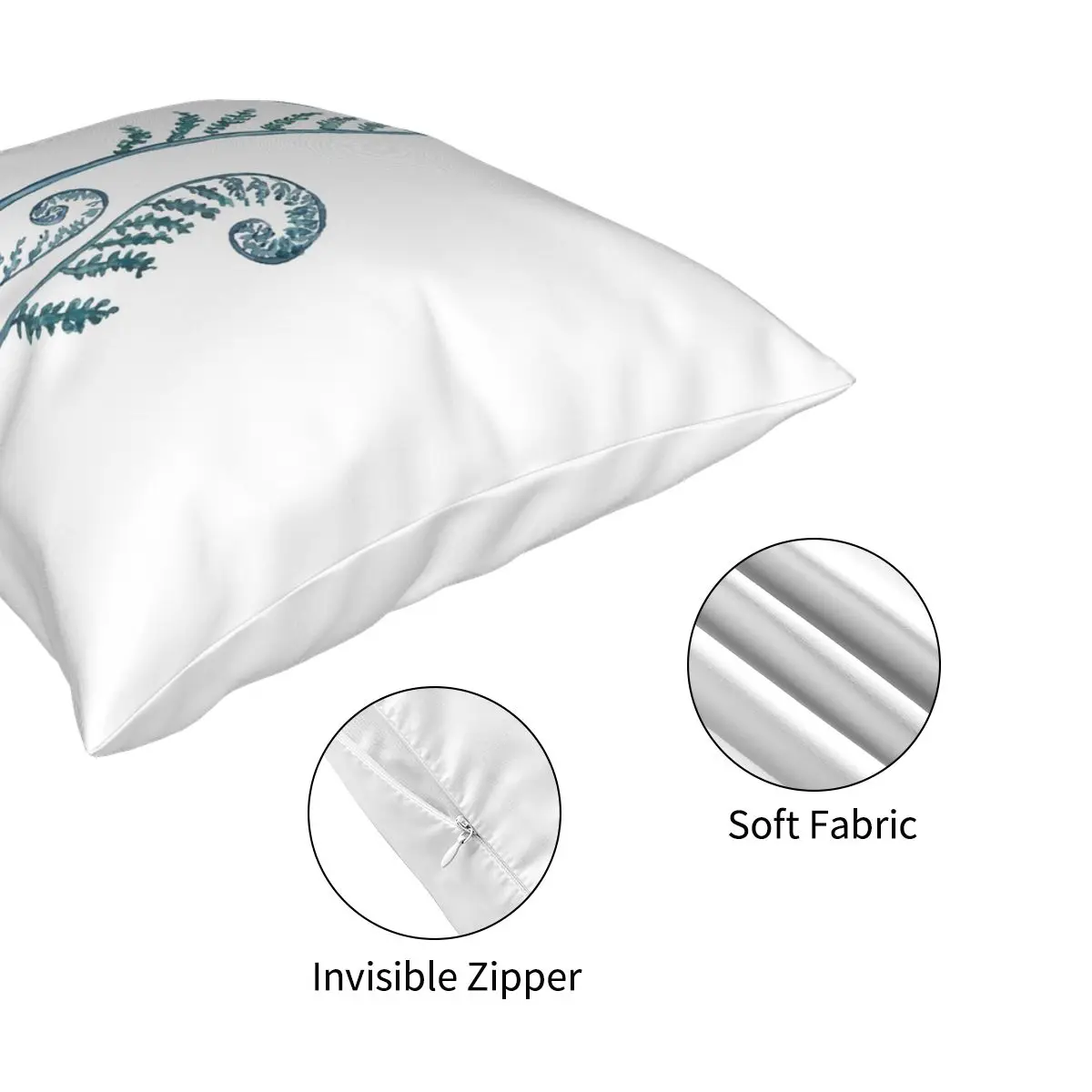 Fern Green Nature Square Pillowcase Pattern Zip Decorative for Car Cushion Cover 45*45cm
Fern Green Nature Square Pillowcase Pattern Zip Decorative for Car Cushion Cover 45*45cm