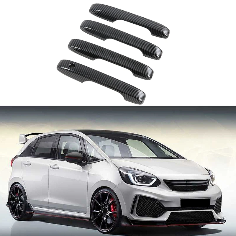 for Honda Fit Jazz 2020-2021 4PCS Carbon Fiber Car Side Door Handle Bowl Protector Cover Trim Molding Car Styling
for Honda Fit Jazz 2020-2021 4PCS Carbon Fiber Car Side Door Handle Bowl Protector Cover Trim Molding Car Styling