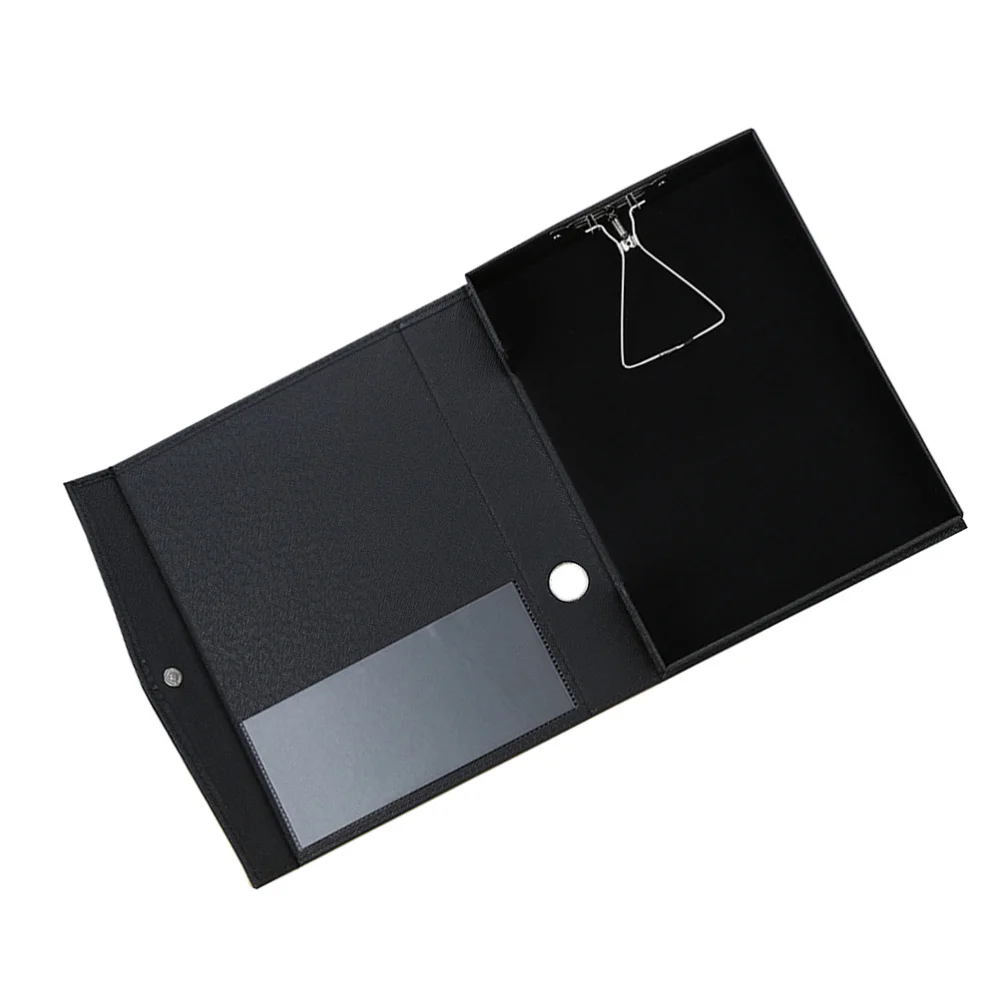 A4 PU Leather Paper Document Holder Writing Memo Folders Practical Simple Clipboard Profile Clip Box for Home Office School (Bla
A4 PU Leather Paper Document Holder Writing Memo Folders Practical Simple Clipboard Profile Clip Box for Home Office School (Bla