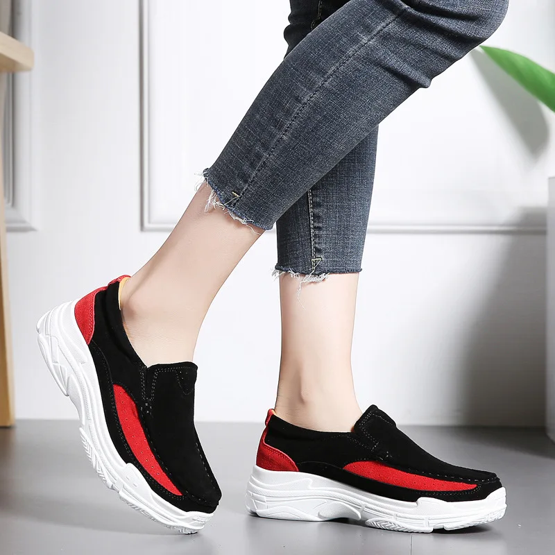 Spring Autumn Women Shoes Size 41 Suede Leather Shoes Woman Casual Platform Loafers Patchwork Flats Shoes Women Sneakers WSH3572
Spring Autumn Women Shoes Size 41 Suede Leather Shoes Woman Casual Platform Loafers Patchwork Flats Shoes Women Sneakers WSH3572