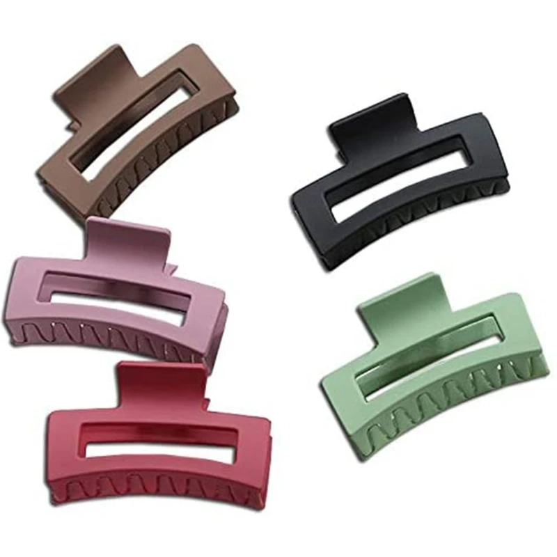 5pcs Hair Claw Clips Set Matte Hair Clamps Simple Non Slip Claw Hairpin Jaw Clips Accessories for Women Girls
5pcs Hair Claw Clips Set Matte Hair Clamps Simple Non Slip Claw Hairpin Jaw Clips Accessories for Women Girls