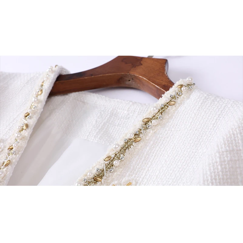 Newest TOP QUALITY Runway 2021 Baroque Designer Jacket Women's V-Neck Patchwork Tweed Diamonds Beaded Jacket blazer
Newest TOP QUALITY Runway 2021 Baroque Designer Jacket Women's V-Neck Patchwork Tweed Diamonds Beaded Jacket blazer