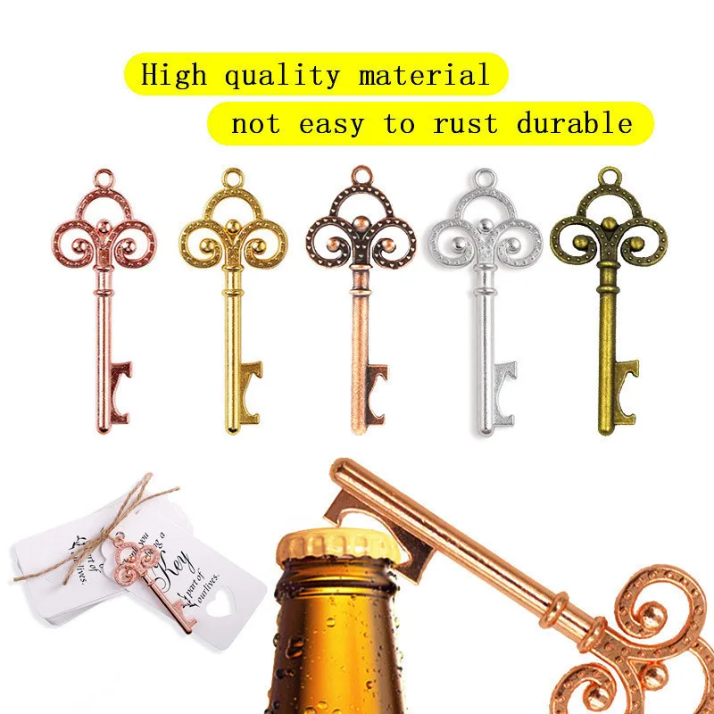 50 Pcs Key Opener for Wedding Bottle Opener with Tag Silver Gold Wedding Souvenir Decor Gift Party Favor Supplies
50 Pcs Key Opener for Wedding Bottle Opener with Tag Silver Gold Wedding Souvenir Decor Gift Party Favor Supplies