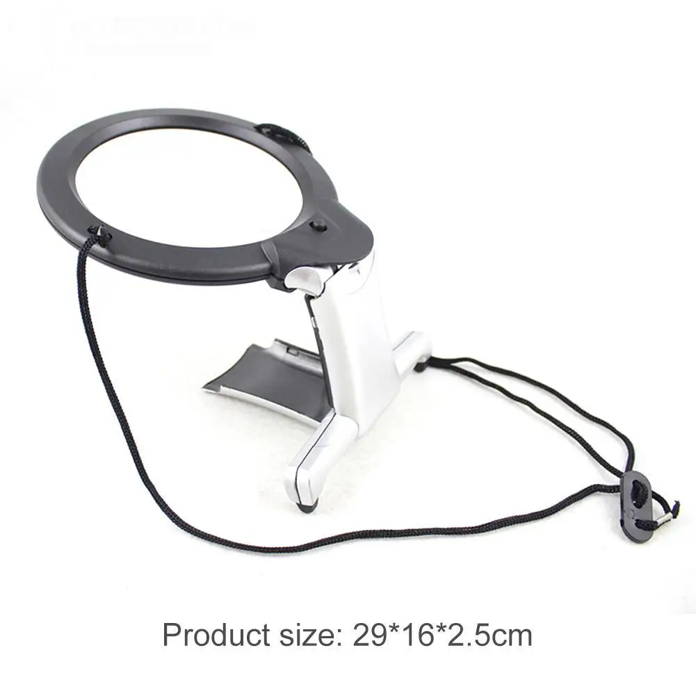2 LED Lighted Hands Free Loupe Seniors Reading Sewing Repairing Neck Hanging/Desktop Style Magnifiers Instruments
2 LED Lighted Hands Free Loupe Seniors Reading Sewing Repairing Neck Hanging/Desktop Style Magnifiers Instruments