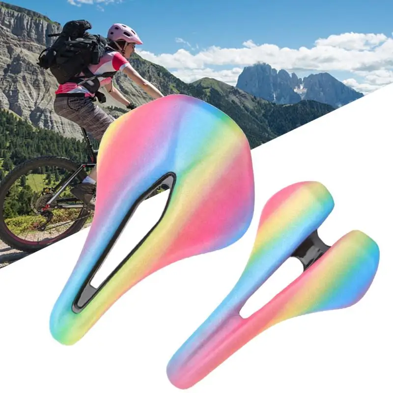 MEROCA Mountain Road Bike Seat Cushion Hollow Comfortable Breathable Rainbow Seat Bag Folding Bike Saddle Car Seat Cushion
MEROCA Mountain Road Bike Seat Cushion Hollow Comfortable Breathable Rainbow Seat Bag Folding Bike Saddle Car Seat Cushion