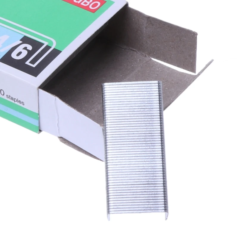 1000Pcs/Box 24/6 Metal Staples For Stapler Office School Supplies Stationery New 
1000Pcs/Box 24/6 Metal Staples For Stapler Office School Supplies Stationery New