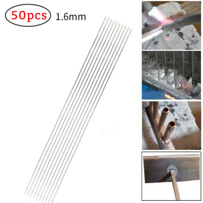50Pcs Welding Rod Repair Welding 1.6mmX50cm Accessories Aluminum Solution Brazing Rod Flux-Cored Welding Rods High Quality
50Pcs Welding Rod Repair Welding 1.6mmX50cm Accessories Aluminum Solution Brazing Rod Flux-Cored Welding Rods High Quality