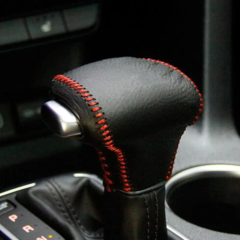 Auto Leather Car Gear Head Shift Knob Cover For Kia Rio 4 Sportage 2017 2018 K2 K5 KX5 Hand-stitched Car Brake Case Accessories
Auto Leather Car Gear Head Shift Knob Cover For Kia Rio 4 Sportage 2017 2018 K2 K5 KX5 Hand-stitched Car Brake Case Accessories