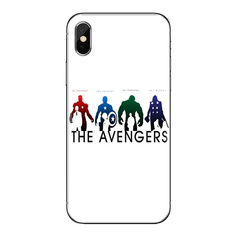 Классный с принтами "Marvel" "Мстители" логотипом для Xiaomi Redmi 4A S2 Note 3 3S 4 4X5 6plus 7