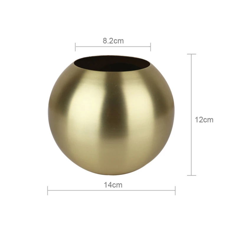 Metal Flower Vase Unbreakable Living Room Decor Golden Polished Flowerpot Crafts Stainless Steel Vase Nordic Decoration Home
Metal Flower Vase Unbreakable Living Room Decor Golden Polished Flowerpot Crafts Stainless Steel Vase Nordic Decoration Home