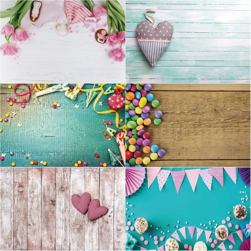 Vinyl Wood Backdrop Photography Candy Decoration Planks Board Flower Petal Party Baby Portrait Photo Background Photo Studio
Vinyl Wood Backdrop Photography Candy Decoration Planks Board Flower Petal Party Baby Portrait Photo Background Photo Studio