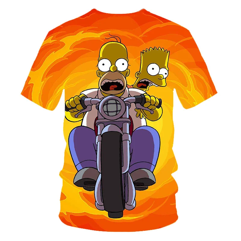 Simpson animation 3D printed T-shirts men's women's children's with round collar and short sleeves in summer funny
Simpson animation 3D printed T-shirts men's women's children's with round collar and short sleeves in summer funny