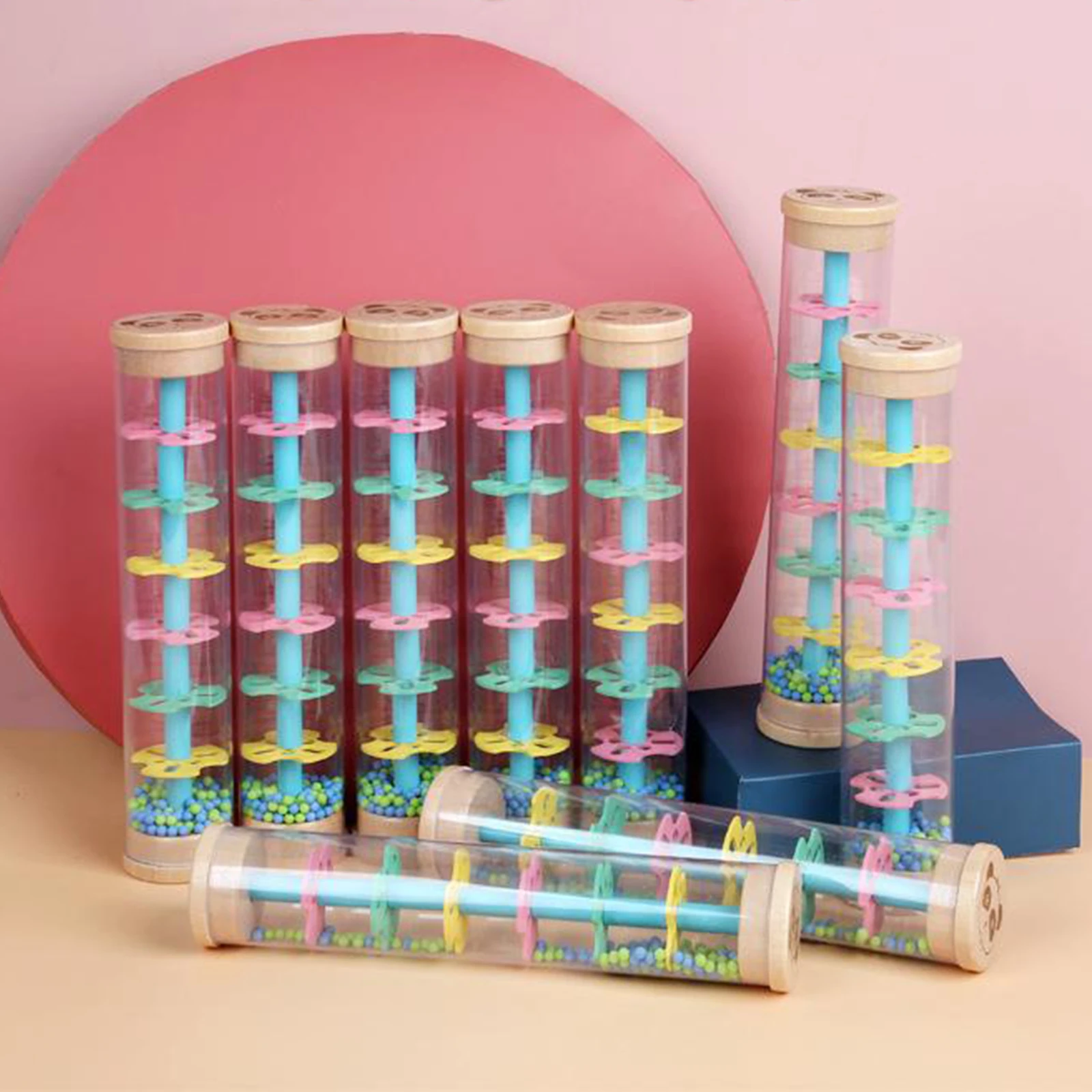 Радужные песочные часы Rainmaker, музыкальная игрушка, звук капли дождя
Радужные песочные часы Rainmaker, музыкальная игрушка, звук капли дождя