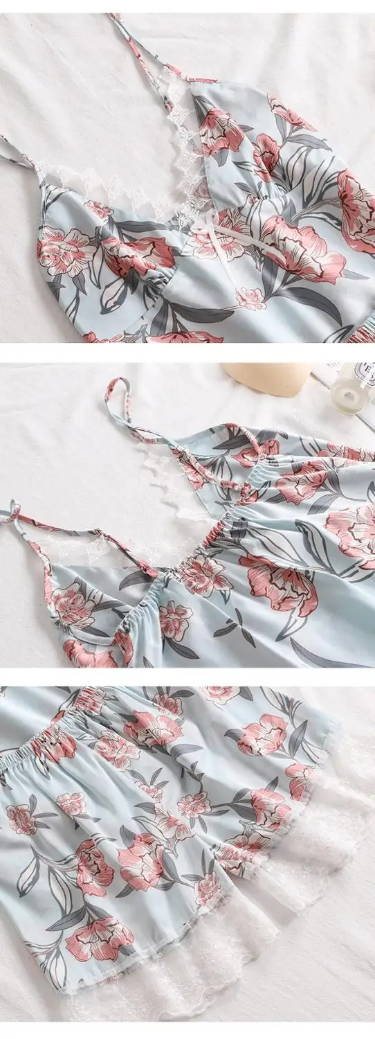 Sexy Satin Pajama Sets Women Sleeveless Tops+Shorts 2 Pcs Pyjama Femme Silk Lingerie With Chest Pad Pink Casual Pijama Sleepwear
Sexy Satin Pajama Sets Women Sleeveless Tops+Shorts 2 Pcs Pyjama Femme Silk Lingerie With Chest Pad Pink Casual Pijama Sleepwear