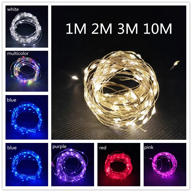1M Wire LED String Lights Battery Operated Lamp Fairy Garland for Wedding Party Decoration LED String Lights Valentines Day Gift
1M Wire LED String Lights Battery Operated Lamp Fairy Garland for Wedding Party Decoration LED String Lights Valentines Day Gift