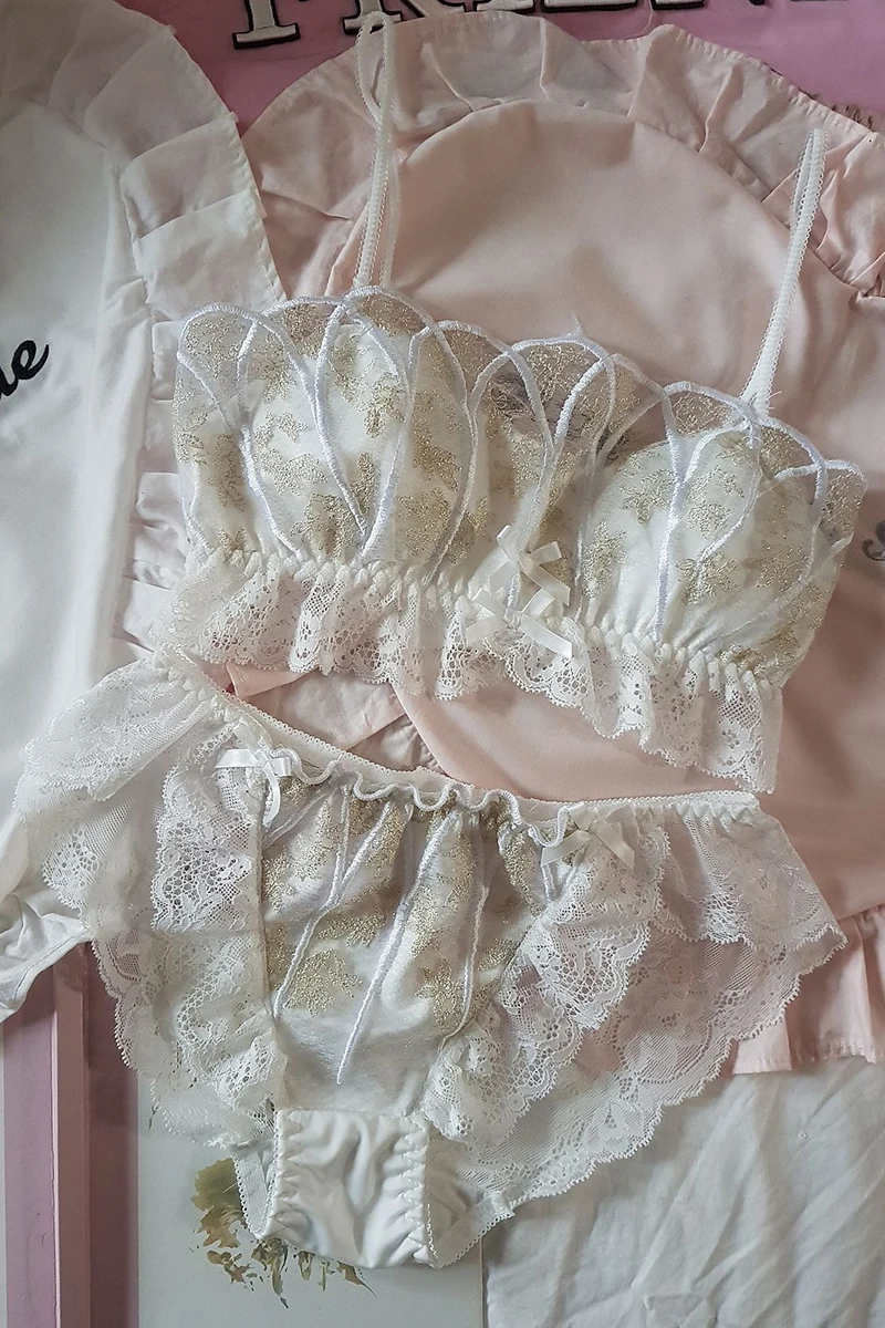 Retro Princess Bra Thong Set Silver Silk Luxury Mermaid Shell Wireless Tube Bra And Panty Lingerie Underwear Sets Young Girl
Retro Princess Bra Thong Set Silver Silk Luxury Mermaid Shell Wireless Tube Bra And Panty Lingerie Underwear Sets Young Girl