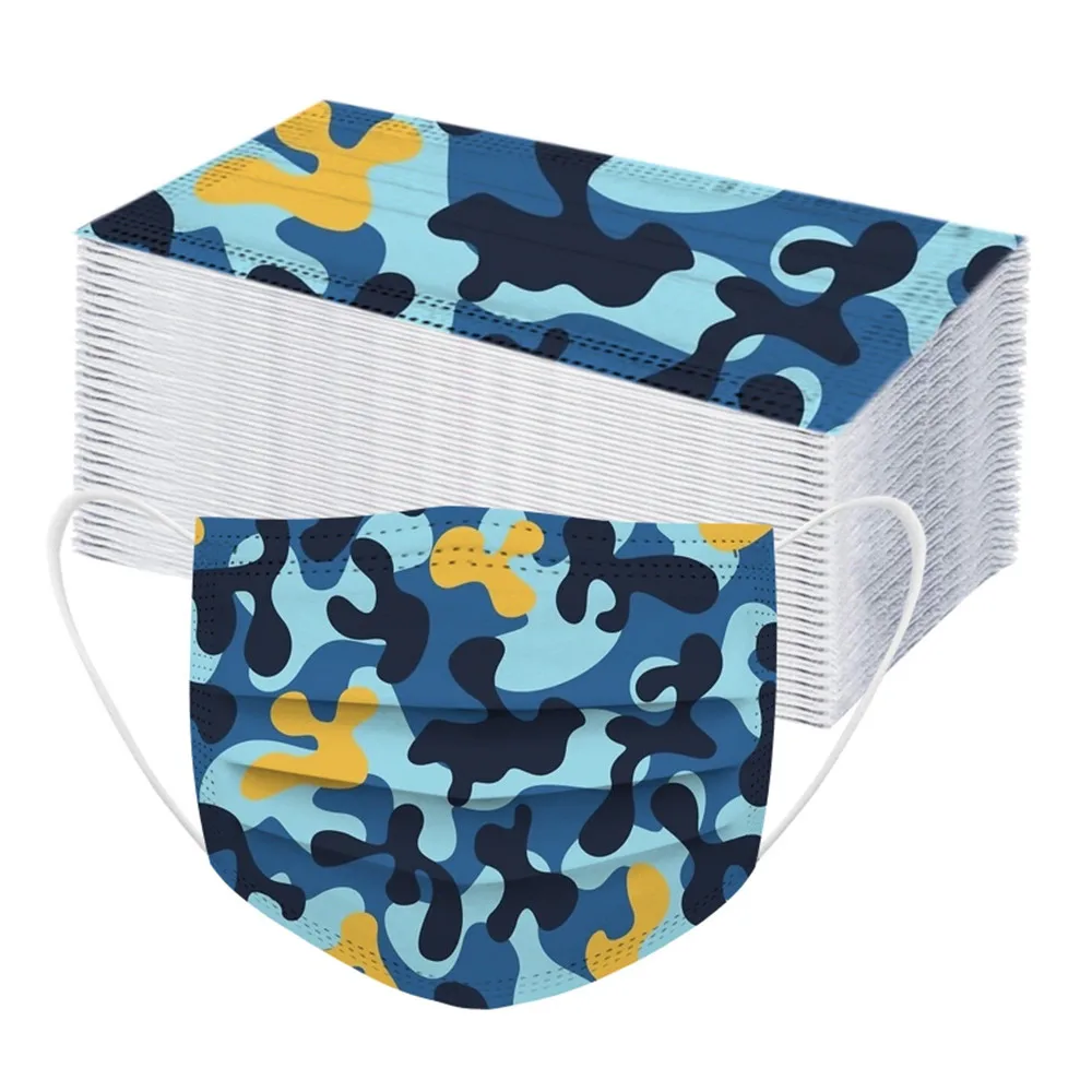 50pcs Camouflage Mask Kids Disposable Face Mask 3 Layer Child Filter Hygiene Thicken Children's Mouth Mask Earloop Fast Delievry
50pcs Camouflage Mask Kids Disposable Face Mask 3 Layer Child Filter Hygiene Thicken Children's Mouth Mask Earloop Fast Delievry