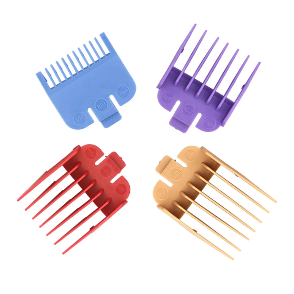 CestoMen 3/6/9/12mm Hairdresser Hair Cutting Guide Combs Haircut Attachment Limit Comb Hair Clipper Limit Guide Comb Set In 4Pcs
CestoMen 3/6/9/12mm Hairdresser Hair Cutting Guide Combs Haircut Attachment Limit Comb Hair Clipper Limit Guide Comb Set In 4Pcs