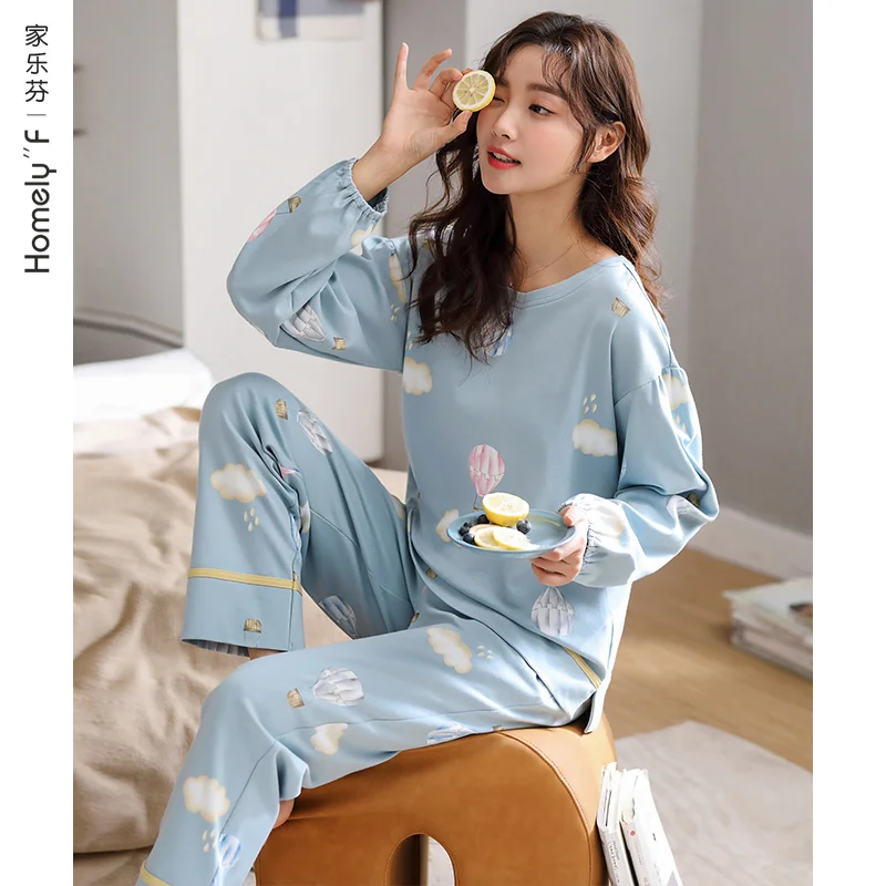 Пижама женская весенне-осенняя одежда хлопковая Домашняя одежда с длинными рукавами полностью хлопковая тонкая повседневная одежда для по...
Пижама женская весенне-осенняя одежда хлопковая Домашняя одежда с длинными рукавами полностью хлопковая тонкая повседневная одежда для по...