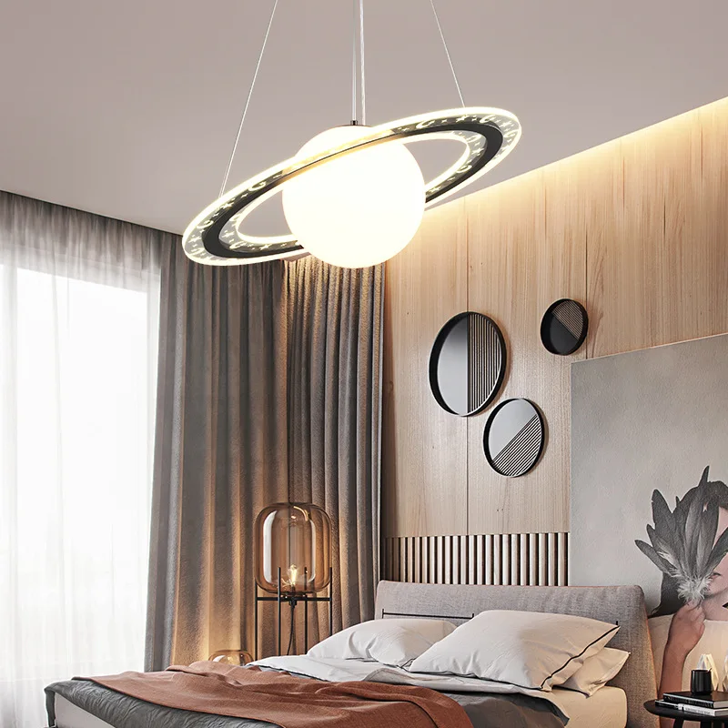 41W Creative Round Ball Pendant Lamp in the Living Room Bedroom Dining Room Kitchen Children Suspension Hanging Lights Black
41W Creative Round Ball Pendant Lamp in the Living Room Bedroom Dining Room Kitchen Children Suspension Hanging Lights Black