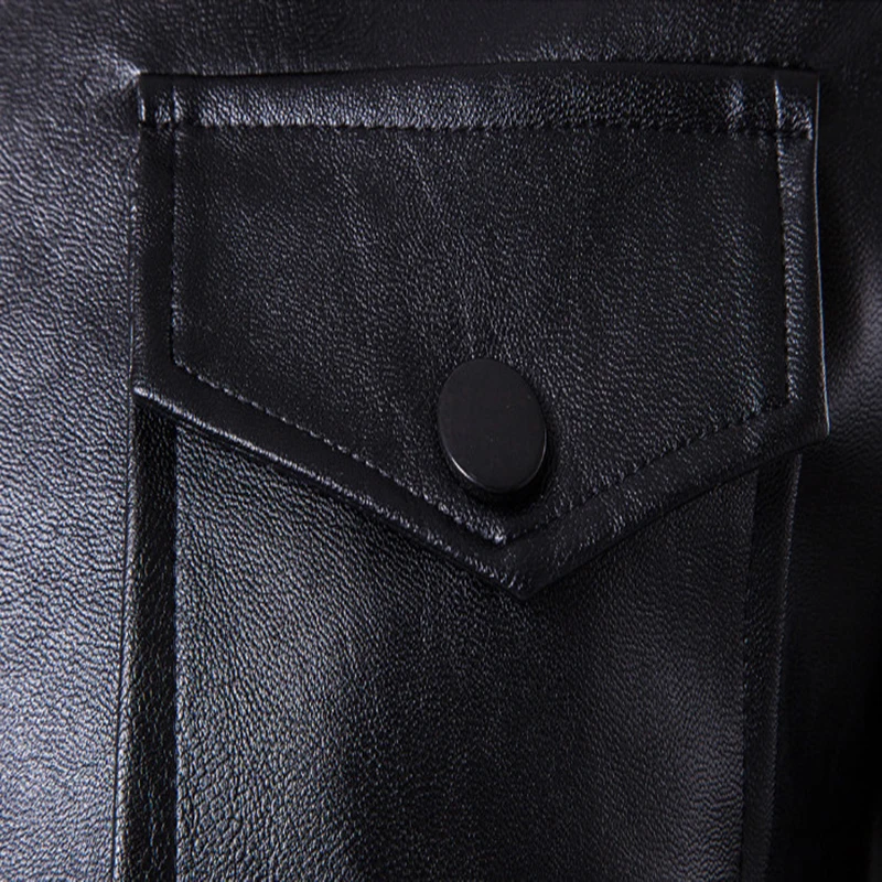 Newest Spring Autumn Leather Jacket Men Multi-Pocket Classic Motorcycle Leather Jacket Slim Fit Zipper Male Outwear 5XL
Newest Spring Autumn Leather Jacket Men Multi-Pocket Classic Motorcycle Leather Jacket Slim Fit Zipper Male Outwear 5XL