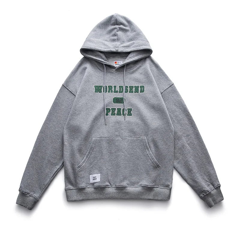 2021 Autumn New Letter World Send Peace Printed Work Sport Hoodie Casual Hooded Sweatshirt
2021 Autumn New Letter World Send Peace Printed Work Sport Hoodie Casual Hooded Sweatshirt