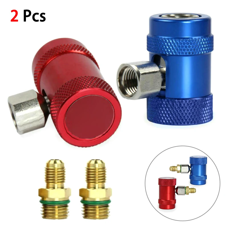 2 Pcs AC R1234yf Car Air conditioner Fluoride Converter Durable Quick Coupler Connector Adapter Fittings Auto Accessories Kit
2 Pcs AC R1234yf Car Air conditioner Fluoride Converter Durable Quick Coupler Connector Adapter Fittings Auto Accessories Kit