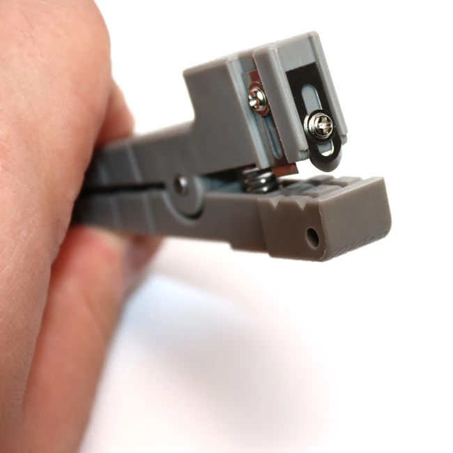 Optical Fiber 45-162 Coaxial Cable Stripper /Fiber Optic Stripper/Fiber Cutter/Coax Cable Slitter
Optical Fiber 45-162 Coaxial Cable Stripper /Fiber Optic Stripper/Fiber Cutter/Coax Cable Slitter