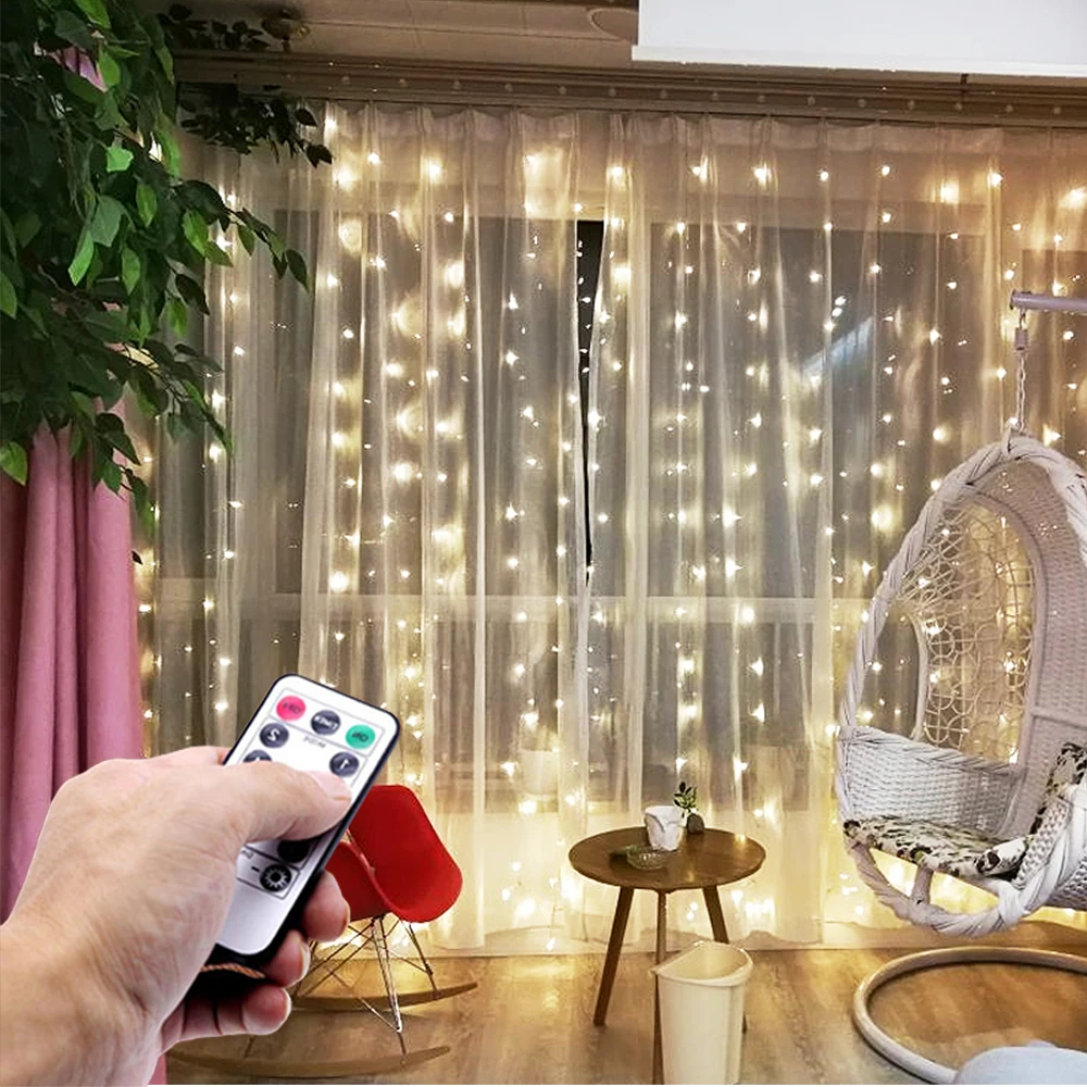Christmas Holiday LED Curtain Decoration String Lights Festive outdoor copper string light for Festival Wedding White/Warm/RGB
Christmas Holiday LED Curtain Decoration String Lights Festive outdoor copper string light for Festival Wedding White/Warm/RGB
