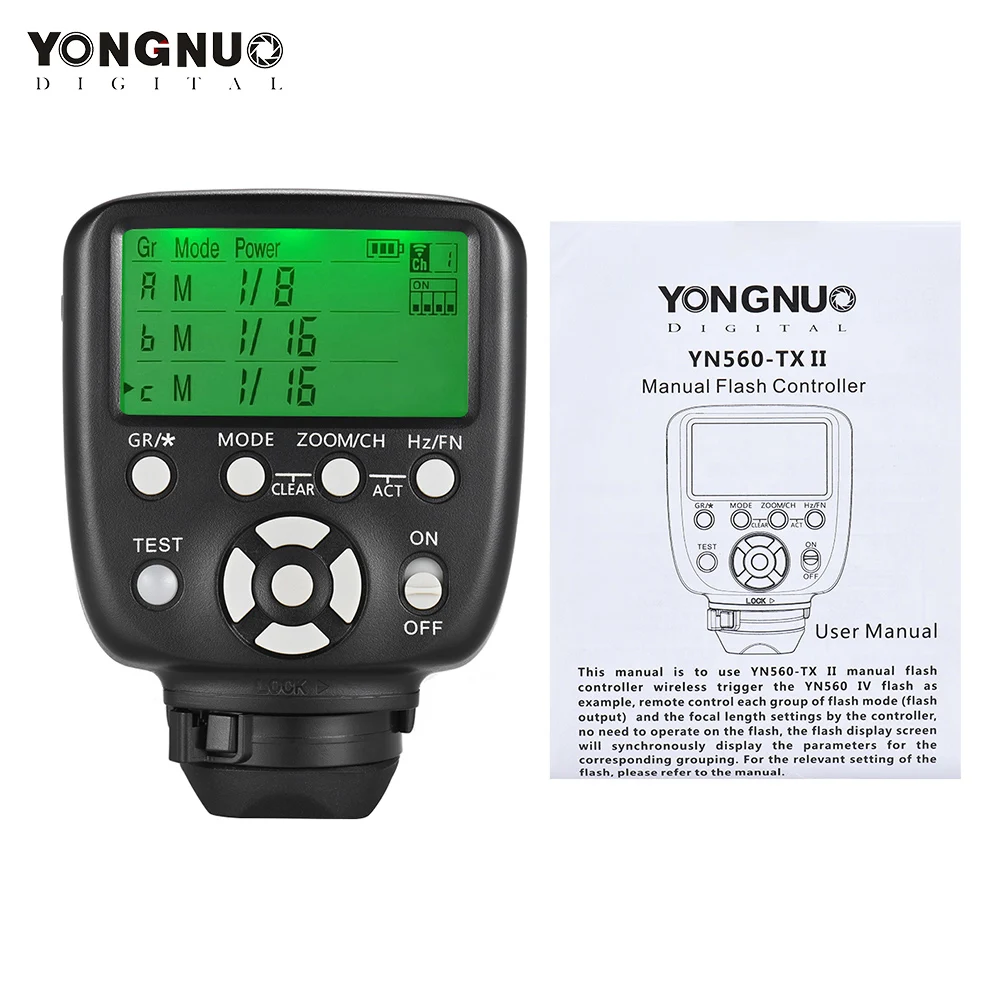 Беспроводной триггер для вспышки YONGNUO YN560-TX II передатчик Yongnuo YN-560III YN560IV RF-602 RF-603 Canon