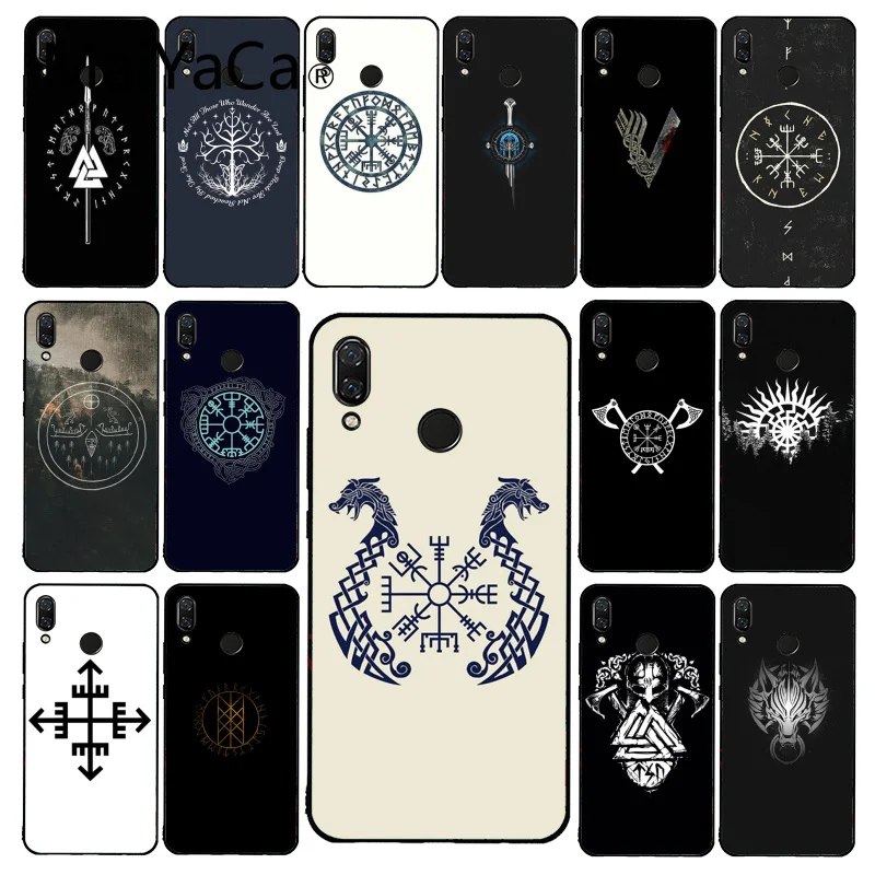 Maiyaca Viking Vegvisir Odin скандинавский чехол для телефона Xiaomi Redmi4X 6A 9 8A note pro 5Plus Note4 Note5 7