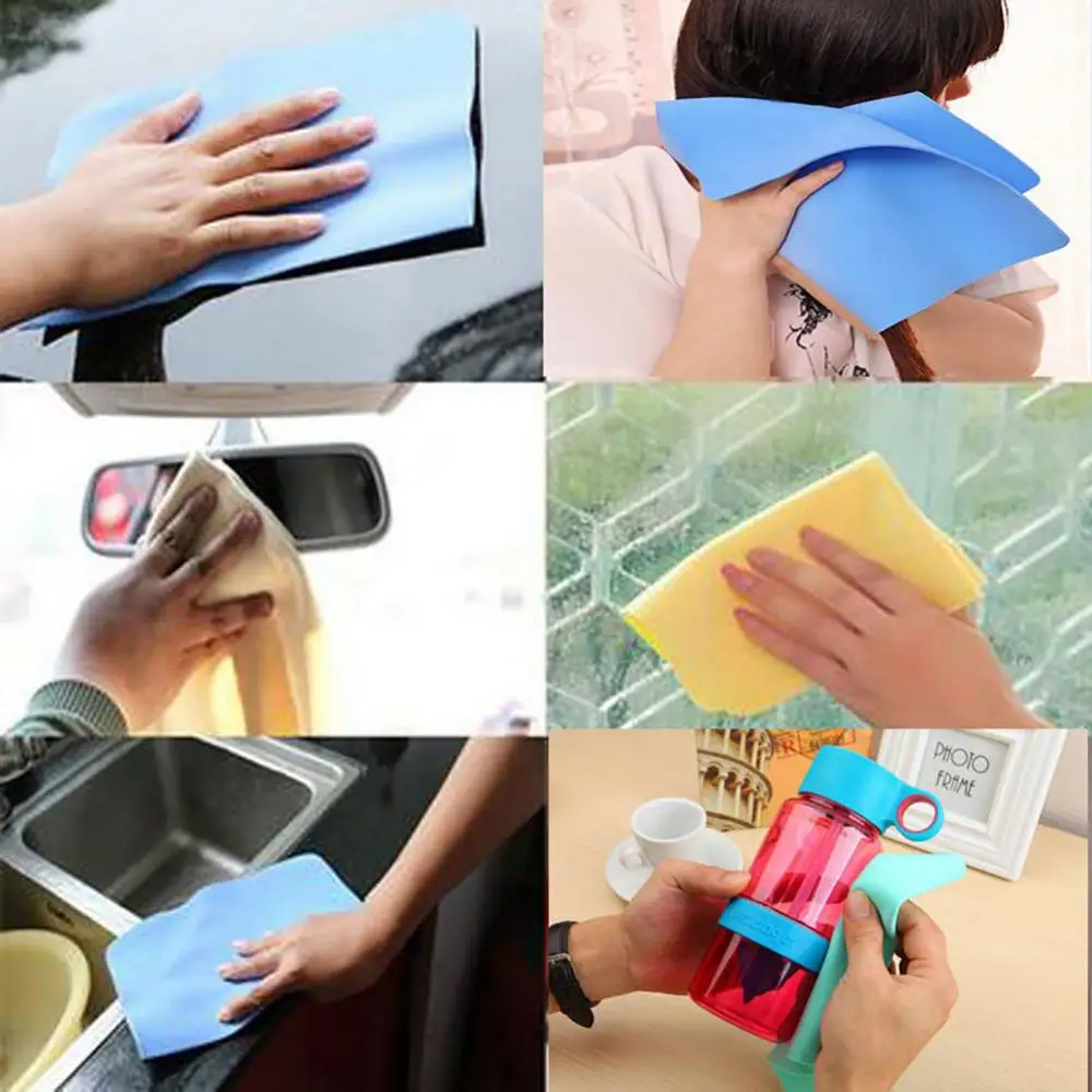 80% Hot Sale Magic Towel Cloth Absorber Synthetic Chamois Leather Goods Car Washing Hair Dry
80% Hot Sale Magic Towel Cloth Absorber Synthetic Chamois Leather Goods Car Washing Hair Dry