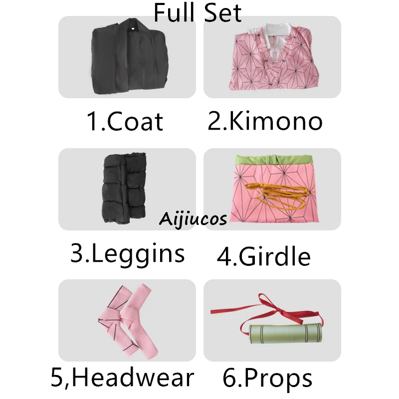 Anime Demon Slayer Kamado Nezuko Cosplay Costume Kimono Halloween Party Women Girls Suit
Anime Demon Slayer Kamado Nezuko Cosplay Costume Kimono Halloween Party Women Girls Suit