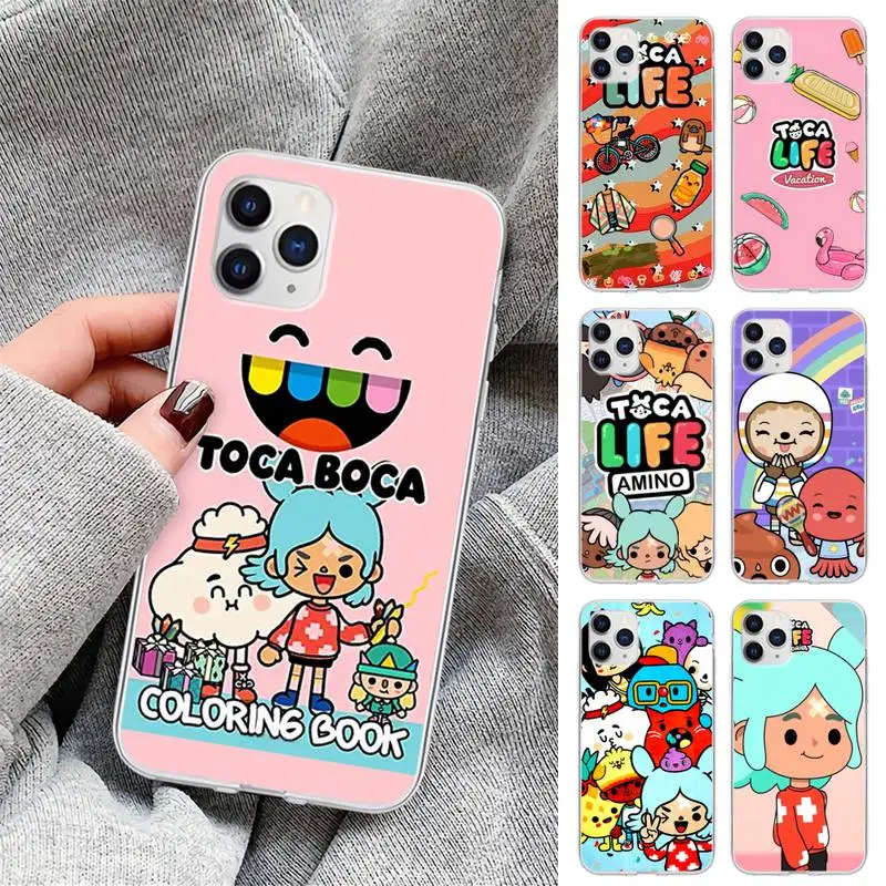 Toca Boca Toca Life World Game Phone Case For Redmi K30S Ultra 9A K20 Note 8 9 Pro Max 10 9S 8T 7 5 Transparent Cover
Toca Boca Toca Life World Game Phone Case For Redmi K30S Ultra 9A K20 Note 8 9 Pro Max 10 9S 8T 7 5 Transparent Cover