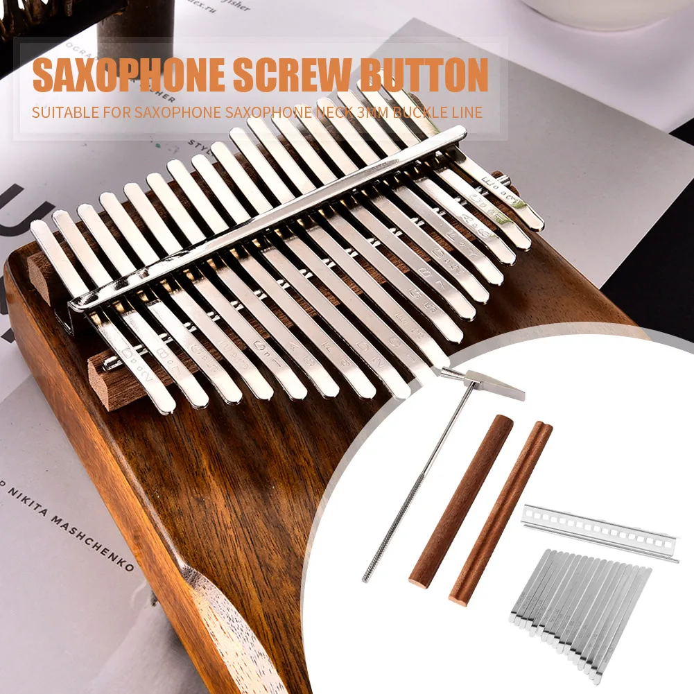 17 Keys Kalimba DIY Set Steel Keys Lettering Keyboard Wood Bridge Sleeper Shrapnel Musical Instrument Replacement Supplies
17 Keys Kalimba DIY Set Steel Keys Lettering Keyboard Wood Bridge Sleeper Shrapnel Musical Instrument Replacement Supplies