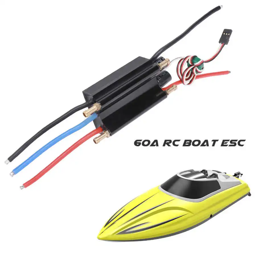 120A RC лодка водонепроницаемый бесщеточный ESC электронный регулятор скорости