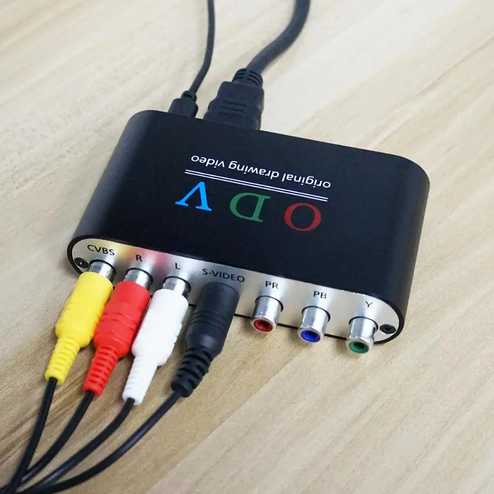 Композитный преобразователь ODV RCA/S Video/YPbPrfor HDMI для стандартного Micro USB разъема RCA