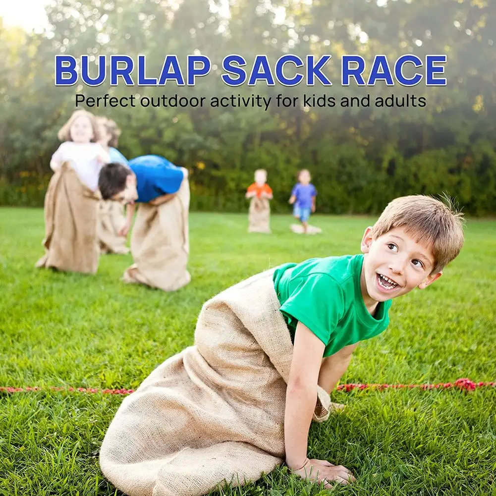 1PC Outdoor Fun Speelgoed School Activiteit Sack Burlap Bag Kids Adult Familie Sack Racing Games Springen Sport Training Party
1PC Outdoor Fun Speelgoed School Activiteit Sack Burlap Bag Kids Adult Familie Sack Racing Games Springen Sport Training Party