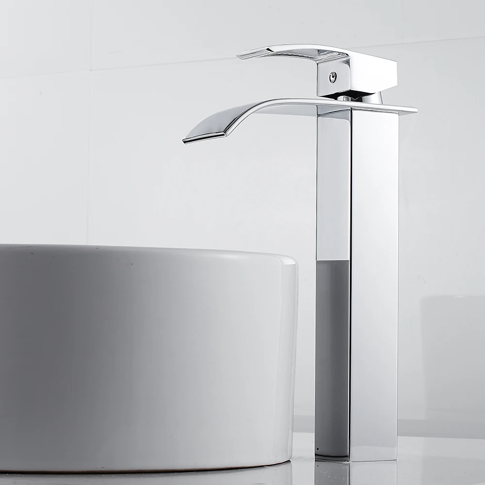 Single Handle Bathroom Basin Faucets Waterfall Counter Top Basin Tap Deck Mount Cold And Hot Water Mixer Sink Tap Faucets
Single Handle Bathroom Basin Faucets Waterfall Counter Top Basin Tap Deck Mount Cold And Hot Water Mixer Sink Tap Faucets