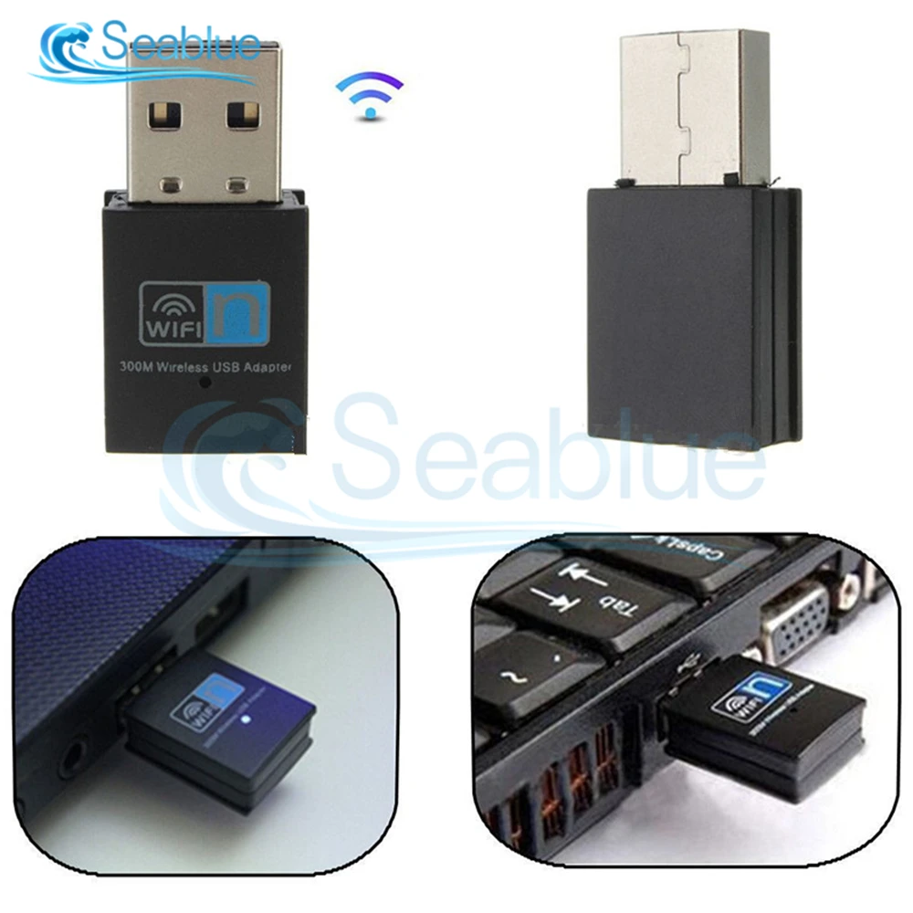 Mini USB Wireless LAN Network Card Wifi Adapter 300Mbps USB2.0 Wifi Usb Ethernet WIFI Dongle 802.11 n/g/b For Desktop Laptop PC
Mini USB Wireless LAN Network Card Wifi Adapter 300Mbps USB2.0 Wifi Usb Ethernet WIFI Dongle 802.11 n/g/b For Desktop Laptop PC