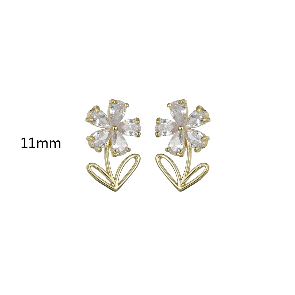 Hot Zircon Flower Earrings Woman's Earrings Christmas Birthday Gift CZ Earrings Jewelry Accessories
Hot Zircon Flower Earrings Woman's Earrings Christmas Birthday Gift CZ Earrings Jewelry Accessories