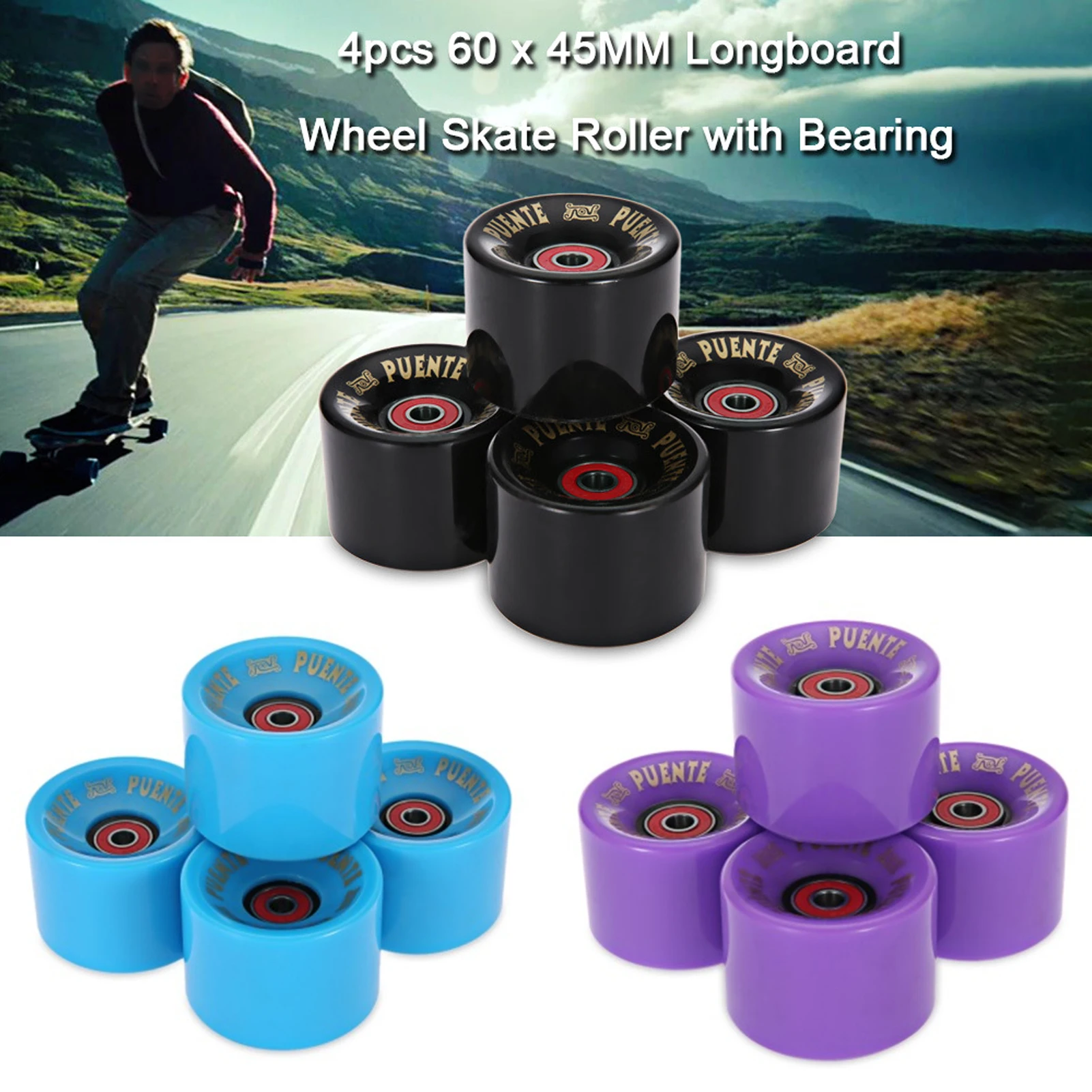 4Pcs/Set 82A Skateboard Roller Wheels Non-slip PU Roller Skates Wheels Long Board Cruiser Wheels ABEC-9 Bearings Accessory
4Pcs/Set 82A Skateboard Roller Wheels Non-slip PU Roller Skates Wheels Long Board Cruiser Wheels ABEC-9 Bearings Accessory