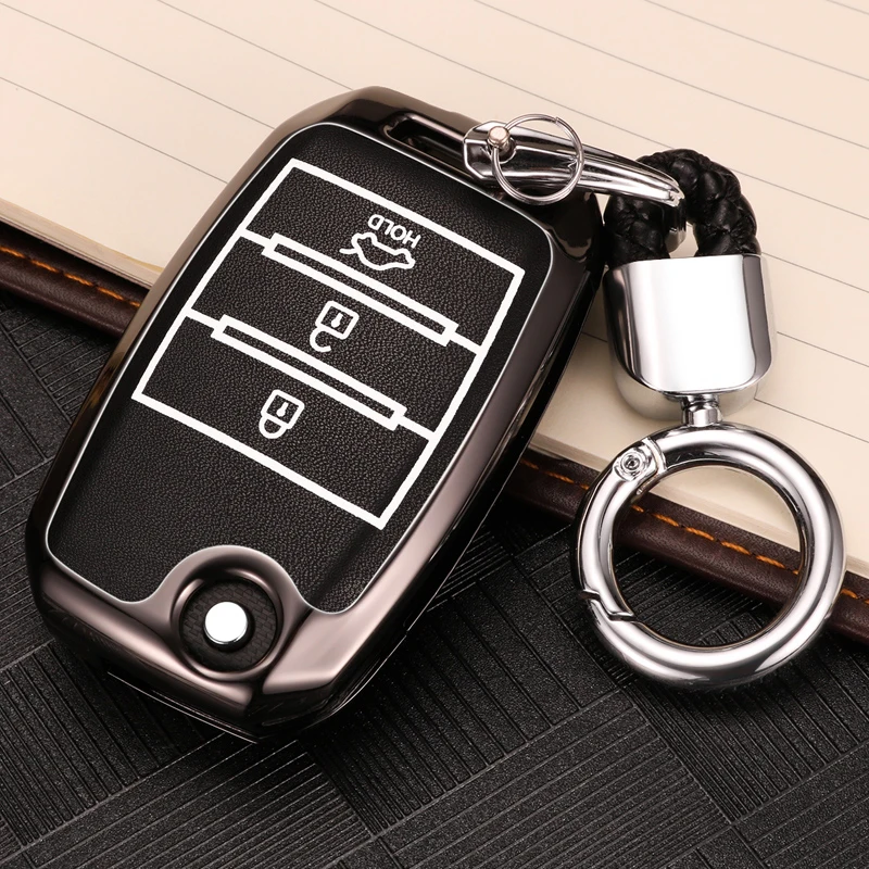 Zinc Alloy Car Key Cover Case For Kia Rio Sportage 3 4 QL 2018 2019 Ceed JD Cerato Sorento Optima K3 K5 Picanto Carens Stinger
Zinc Alloy Car Key Cover Case For Kia Rio Sportage 3 4 QL 2018 2019 Ceed JD Cerato Sorento Optima K3 K5 Picanto Carens Stinger