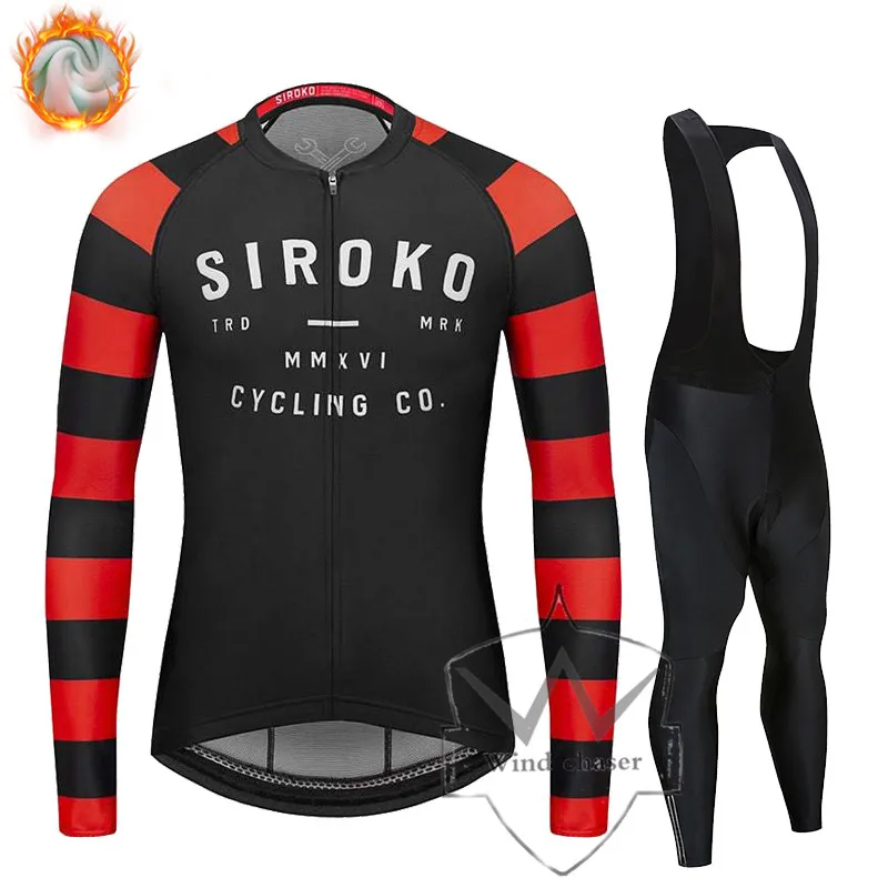 SIROKO New Keep warm Long Sleeve Cycling Jersey Set Bib Pants Ropa Ciclismo Bicycle Clothing MTB Bike Jersey Uniform Men Clothes
SIROKO New Keep warm Long Sleeve Cycling Jersey Set Bib Pants Ropa Ciclismo Bicycle Clothing MTB Bike Jersey Uniform Men Clothes