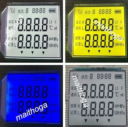 36P TN положительный 4 значный сегментный ЖК экран с индикатором температуры и