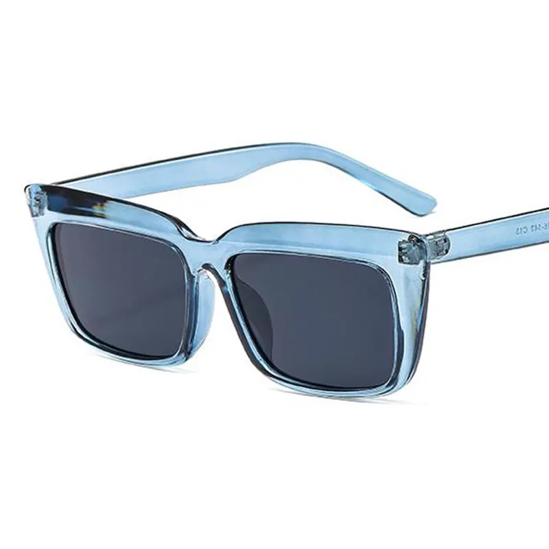 2020 New Vintage Square Sunglasses Luxury Black Leopard Transparent Frame Sun Glasses Female Shades Coulos UV400 | Аксессуары для