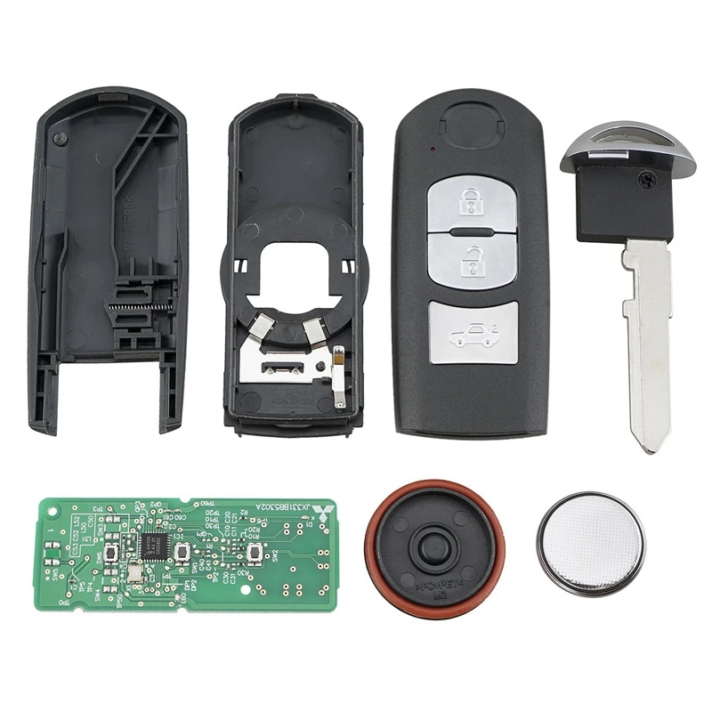 Car Smart Remote Key 3 Button 433MHz 49Chip Fit for MAZDA CX-3 Axela CX-5 SKE13E-02
Car Smart Remote Key 3 Button 433MHz 49Chip Fit for MAZDA CX-3 Axela CX-5 SKE13E-02